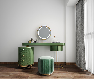 Light Luxury Dressing Table 3d model