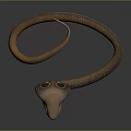 snake cobra venomous snake python reptile cold-blooded animal reptile 3d model