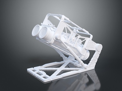 laser tower turret turntable sci-fi tower defense game tower defense sci-fi turret game turret game turret 3d model