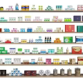 Various Types Of Medical Devices And Supplies On Organized Pharmacy Shelves