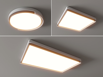 Modern Ceiling Light Square Ceiling Light Round Geometric Ultra-thin Bedroom Living Room Children's Room Simple model