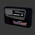 Vintage Radio Beep Digital Device With Classic Display And Control Buttons