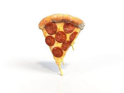 Realistic Style Pizza Pizza Pepperoni Pizza Cheese Pizza Sliced Pizza Triangle Sliced Pizza Side Pizza Cheese Rashee 3d model