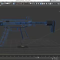 Modern Tactical Assault Rifle with Metal Body Magazine and Tactical Rail