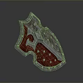 Medieval Shield Ancient Shield Defensive Weapon Ancient Shield Iron Shield Protective Shield Wooden Shield 3d model