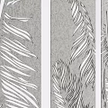 Modern sound-absorbing board sound-absorbing board partition decorative partition hanging sound-absorbing partition space partition 3d model