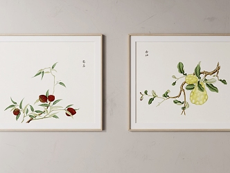 Modern Plant Painting Plant Decorative Painting 3d model