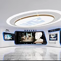 Smart Exhibition Hall With Interactive Displays And Modern Design Features 3d model