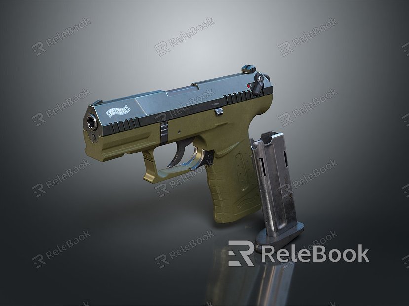 Pistol semi-automatic pistol automatic pistol modern weapon hot weapon hot weapon gun military model