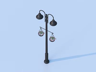 Street Light Outdoor Light Landscape Street Light 3d model