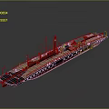 Vintage Steamboat With Wooden Deck Black Chimney And Red Hull As Classic Water Transport