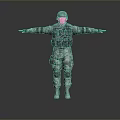 Special Forces Special Forces Special Army Special Warriors Rapid Reaction Force Soldiers Warriors 3d model