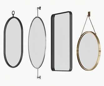 Makeup mirror Decorative mirror Mirror 3d model