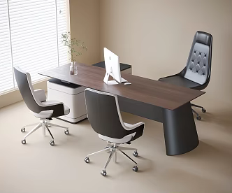 Modern Boss Office Desk Chair Office Chair 3d model