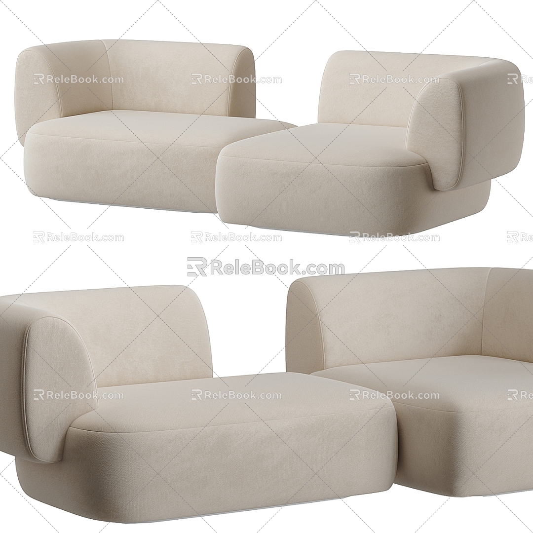 Multiplayer Sofa Hug 3d model