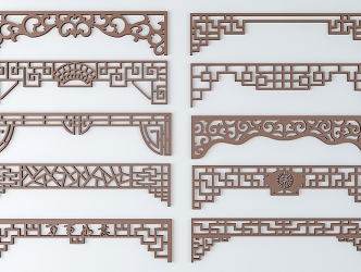 Chinese ancient pattern 3d model