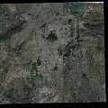 Birds Eye View Planning Urban Layout With River Green Spaces And Building Areas