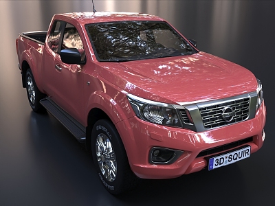 Nissan Pickup Truck Navarra Pickup Car Nissan Car 3d model