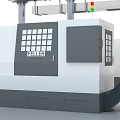 Advanced Industrial Equipment CNC Machines With Control Panels And Mechanical Structures