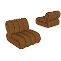 Single sofa 3d model