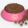 Printed cat food bowl cat food bowl cat food dog food food food cat bowl 3d model