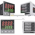 Multi Function Digital Display Meters With LED Number Screens And Front Panel Control Buttons