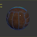 Brown Leather Football As Sports Equipment With Stitched Surface Design