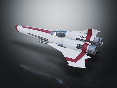 Modern Fighter Sci-fi Fighter 3d model