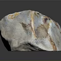 Raw Natural Stone Block With Colorful White Brown Red Textures And Patterns