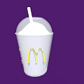 McDonald's Festive Drink Cup With Straw And Lid For Primace Birthday Celebration