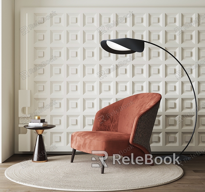 Leisure Chair Single Sofa model