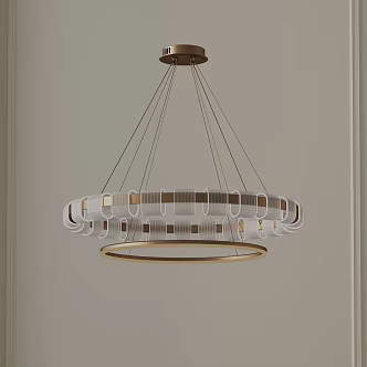 Modern chandelier 3d model