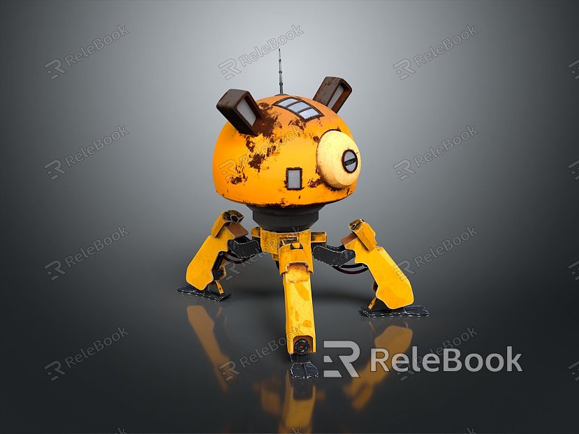 Robot Robot Assistant Small Robot Robot Butler Robot Butler Figure Game Figure model