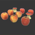 Fresh Red and Yellow Apples as Healthy Nutritious Snack for Daily Diet