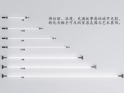 Wall Washer Light with Various Sizes for Romantic Home Atmosphere and Artistic Decoration 3d model
