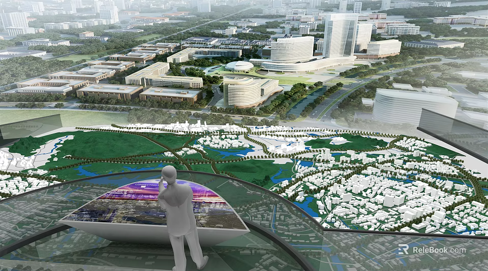 Advanced Commercial Equipment For Urban Planning Model 3D Architectural Display And City Layout 3d model 