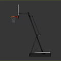 Sturdy Portable Basketball Hoop with Transparent Backboard and Stable Base