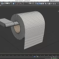 Bathroom Toilet Paper Roll with Sturdy Metal Holder for Modern Home Use