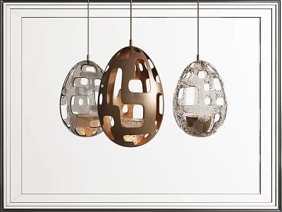 Art Chandelier Light Luxury Chandelier Glass Chandelier Acrylic Chandelier Small Chandelier 3d model