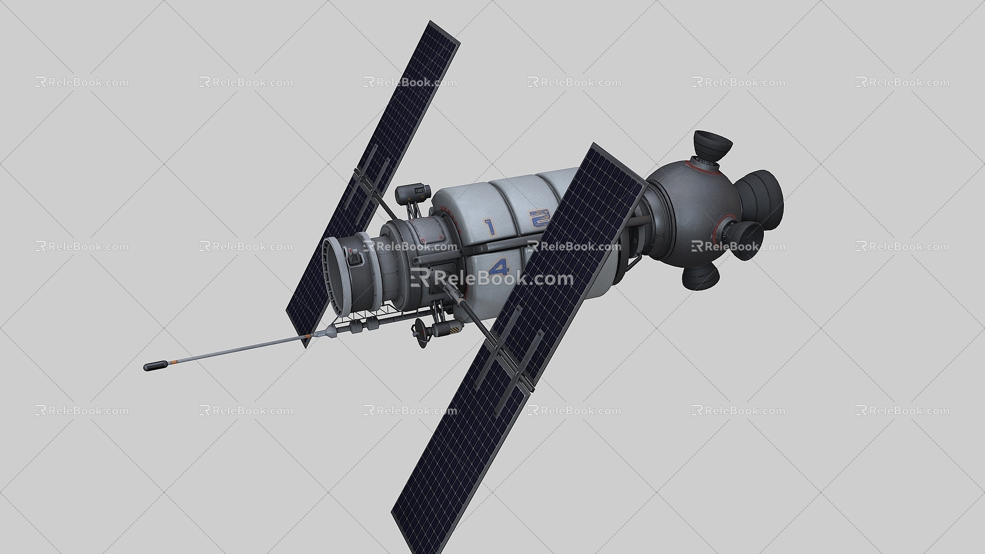 PBR Next Generation Artificial Satellite Space Satellite Space Satellite Technology Frontier Technology Product Navigation System Navigation Satellite Signal Satellite 3d model