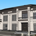 Single-family villa 3d model