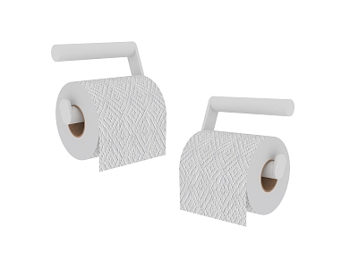 Toilet paper for daily use 3d model