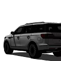 White Luxury SUV With Chrome Grille Alloy Wheels And Sleek Exterior Design
