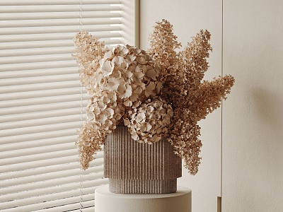 Modern Vase Flower Art model