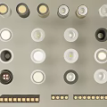 Diverse Downlights and Spotlights Featuring Modern Designs and Colors for Home Lighting