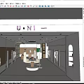 Modern Clothing Store Interior With Mannequins Clothes Racks And Display Area