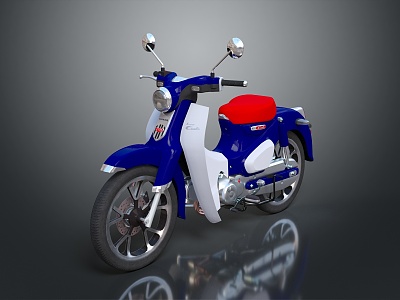 Motorcycle Two Wheels Motocross Motorcycle Road Race Motorcycle 3d model