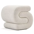 Low Stool Sofa Stool Dressing Stool 3d model