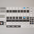 Modern Switch Panels Featuring Digital Displays Different Button Designs And Multiple Controls