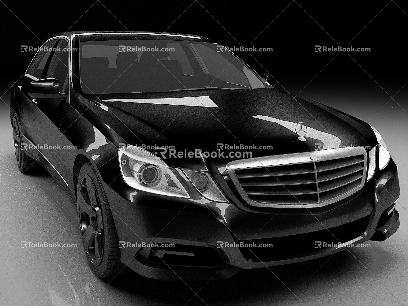 Mercedes Benz eclass sedan car luxury car 3d model